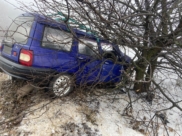 Легковушка после ДТП.