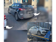 Машины эвакуировали.