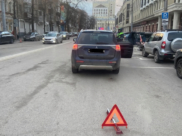 Иномарка сбила женщину-пешехода.