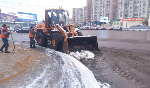 Уборка города.