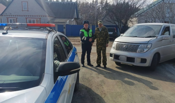 Водитель поблагодарил ГАИшников.
