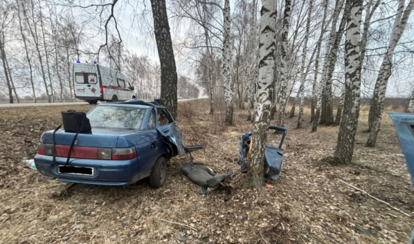 В аварии погиб водитель легковушки.
