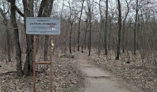 В Лесопарке «Оптимистов».