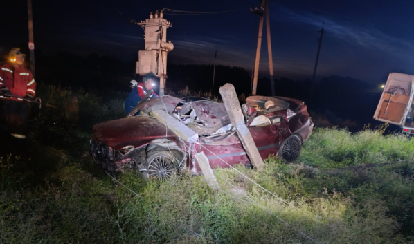 После аварии.