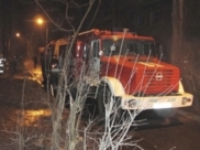 Пожарная машина.