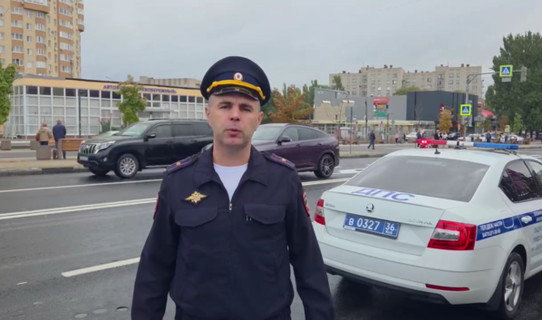 На месте аварии.