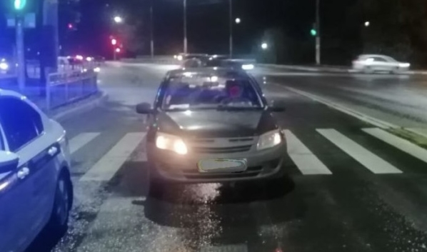 На месте аварии.