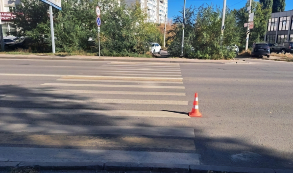 На месте аварии.