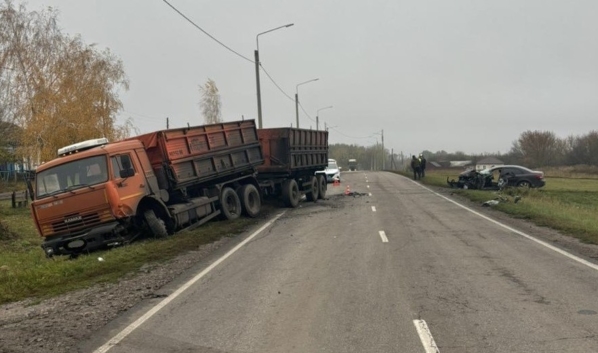 На месте аварии.