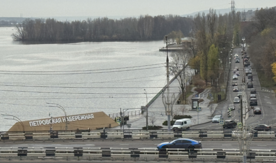 Петровская набережная в Воронеже.