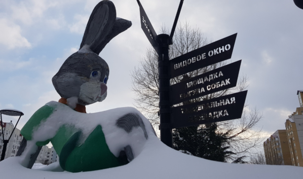 Зима в Воронеже.