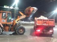 Уборка снега в Воронеже.
