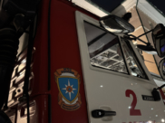 Пожарная машина.