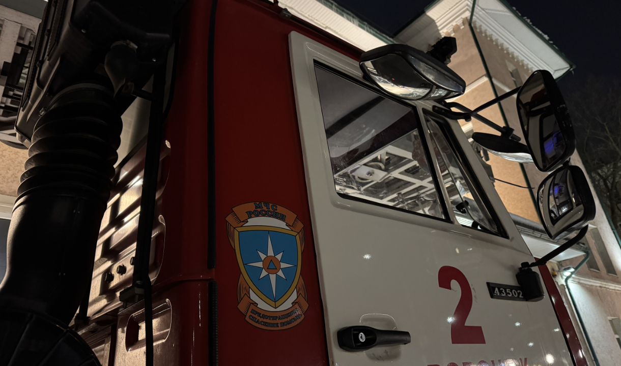 В Медовке в Рамонском районе сгорел строительный вагончик