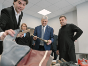 Александр Гусев посетил новый корпус театра.