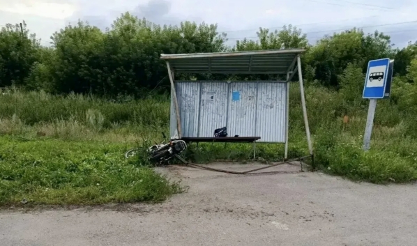 На месте аварии.
