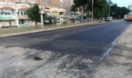 Так выглядит дорога на месте проведения ремонта.