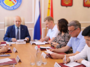 В избиркоме области.