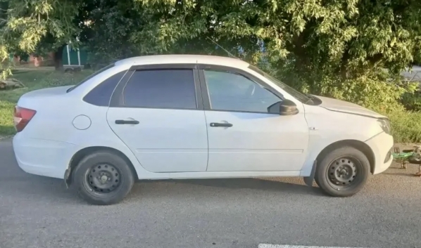 На месте аварии.