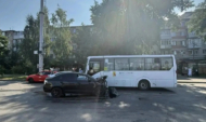 На месте аварии.