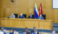 На заседании регионального парламента.