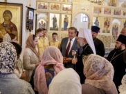 Сергей Лукин в храме.