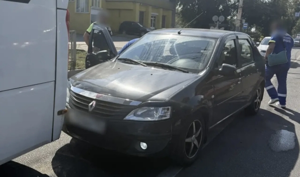 На месте аварии.