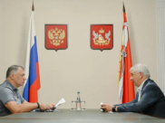 Александр Гусев на встрече с Маратом Хуснуллиным.