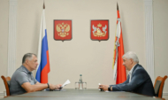 Александр Гусев на встрече с Маратом Хуснуллиным.