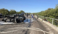 На месте аварии.