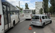 На месте аварии.