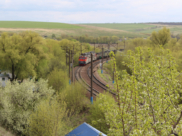 Поезд в Дивногорье.