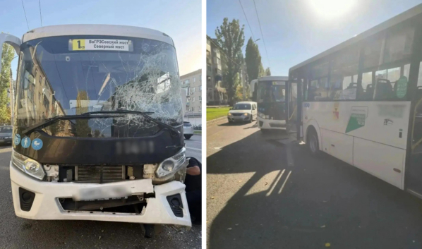 На месте аварии.