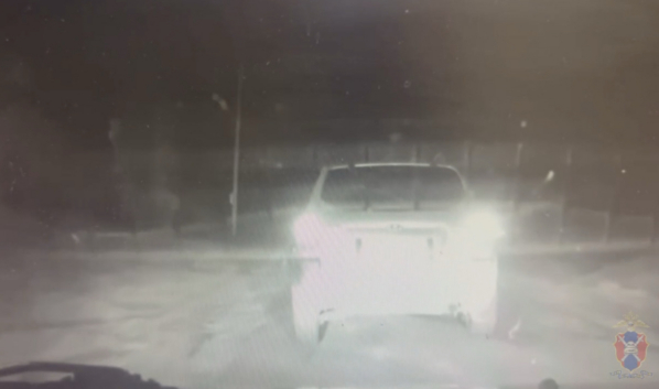 Авто нарушителя.