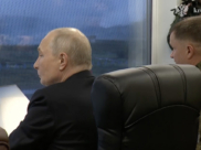 Владимир Путин на учениях.