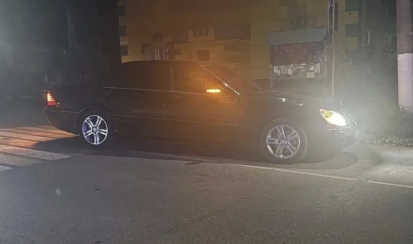 На месте аварии.