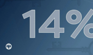 14%.